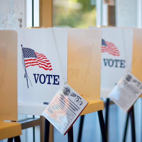 Voting booths